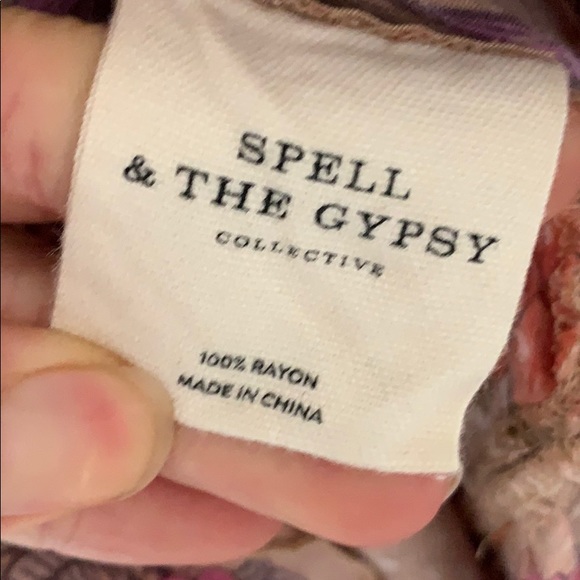 Spell Siren Song Strappy Dress Flamingo M - Picture 12 of 14